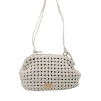 Bolso de Hombro Trenzado Beige Bolso de Hombro Trenzado Beige 0
